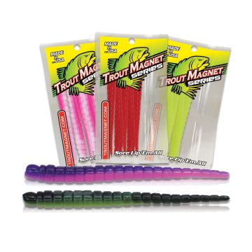 Trout Magnet 50 Pezzi TM Body Pack - Esca In Gomma Per Pesca