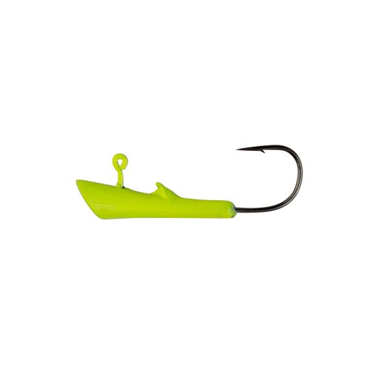 Crappie Magnet Jig Head-Chartreuse 1/16oz 25pk